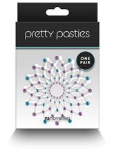 NS Novelties Pretty Pasties Charm II Nipple Cover Blue